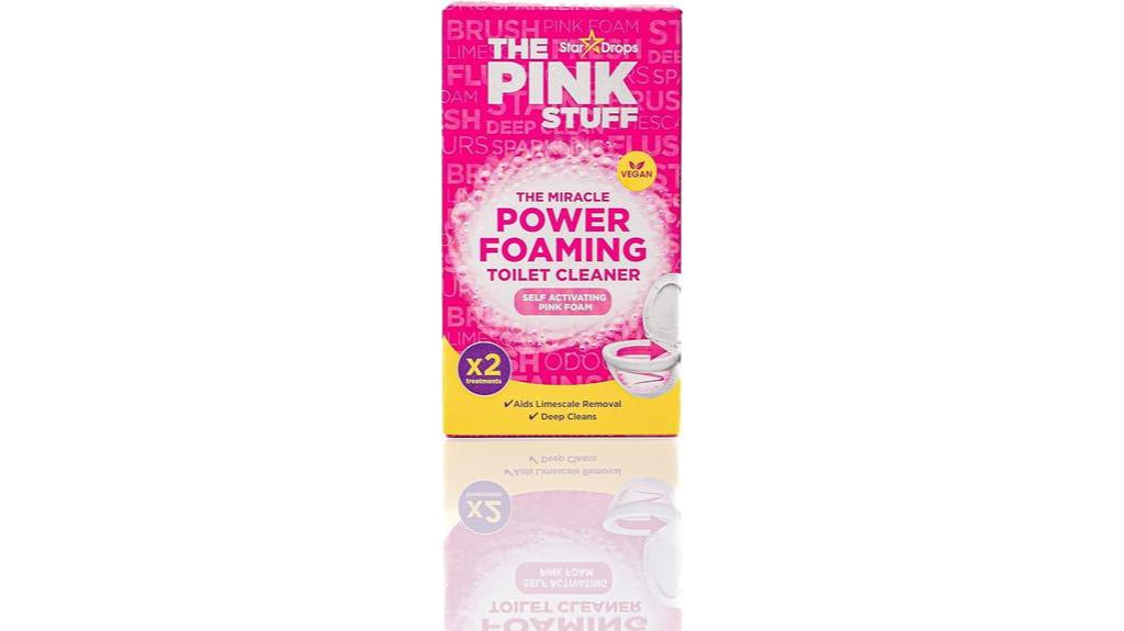 stardrops pink foam toilet cleaner