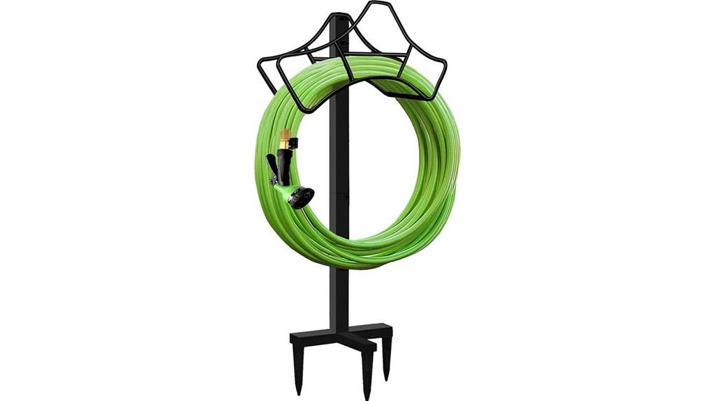 sturdy stand for garden hose