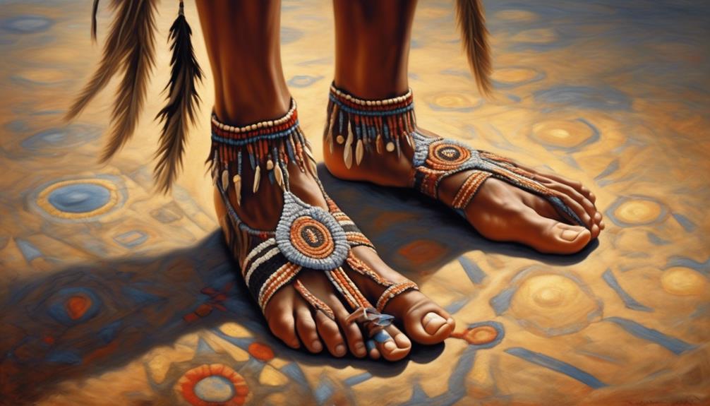toes in aboriginal ceremonies