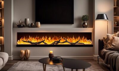 top electric fireplace inserts