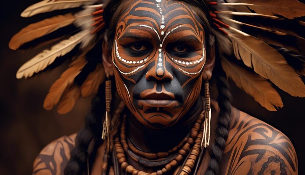 traditional aboriginal face painting