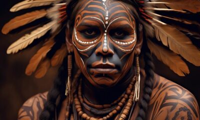 traditional aboriginal face painting
