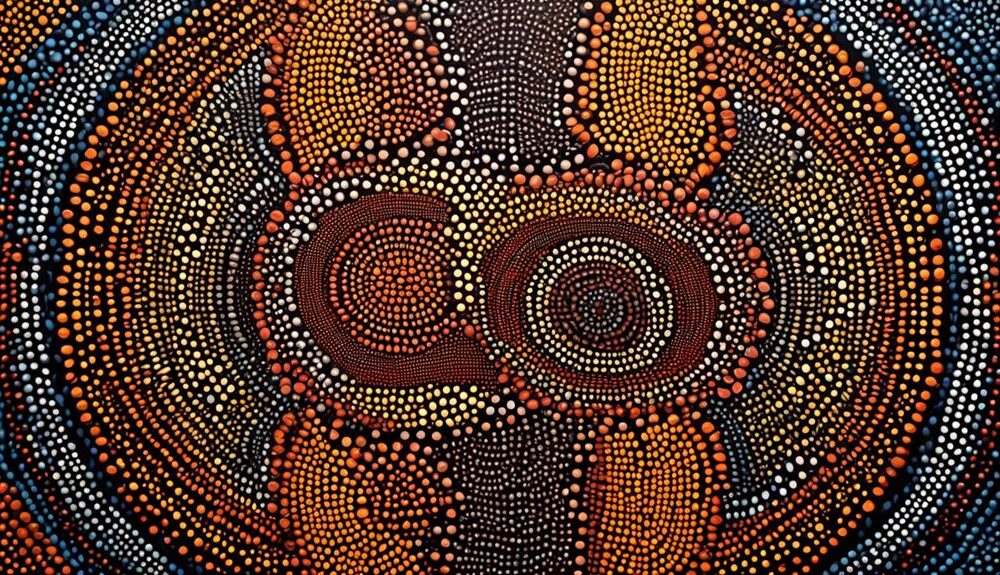 traditional australian aboriginal dot art