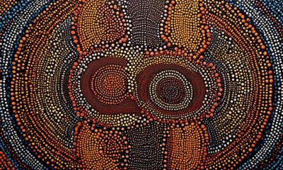 traditional australian aboriginal dot art