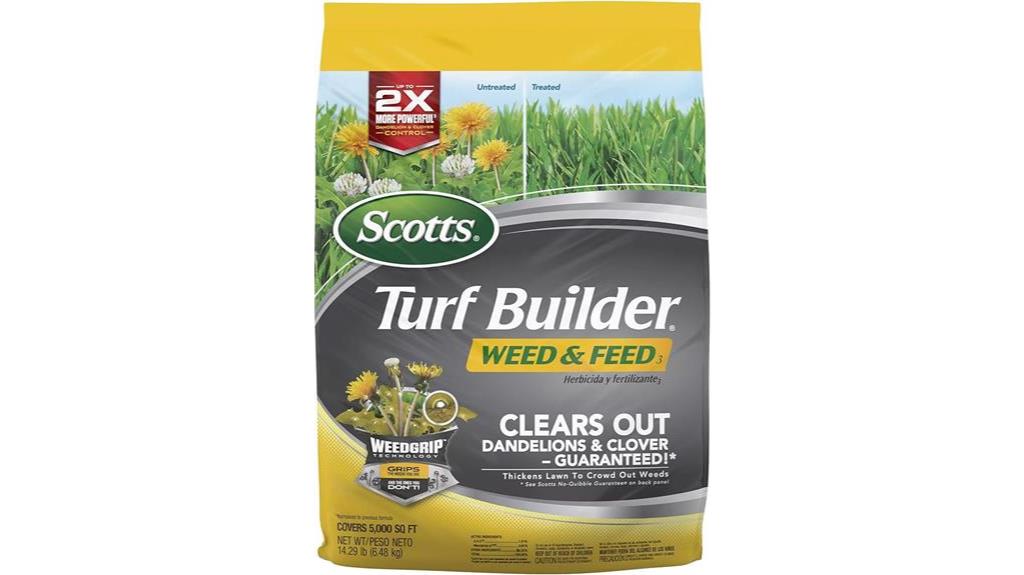 turf builder weed feed
