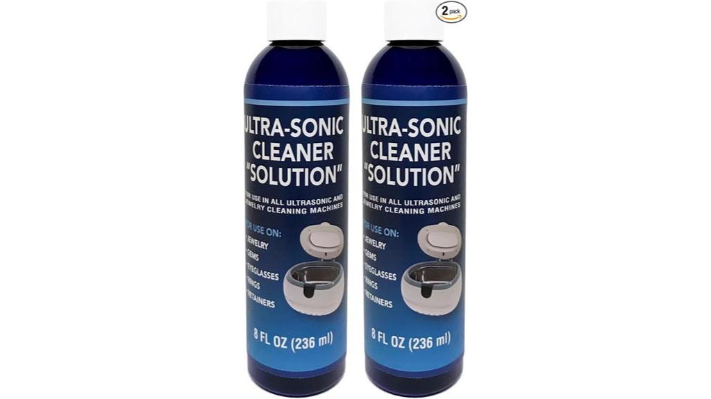 ultrasonic jewelry cleaner solution