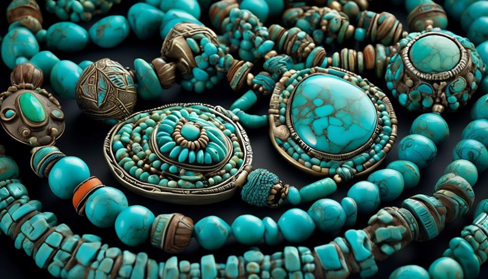 using turquoise as money