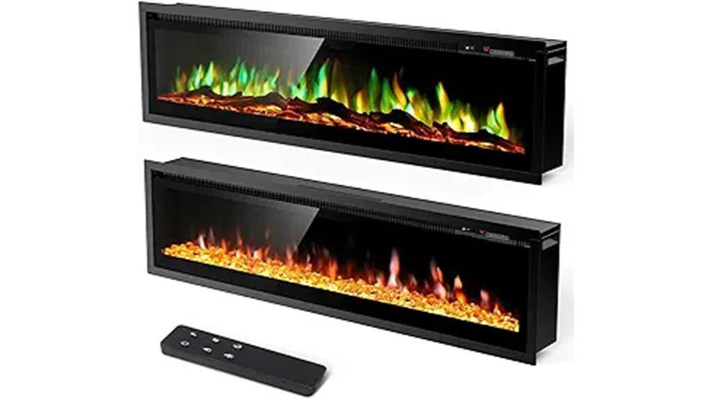 variety of electric fireplace options