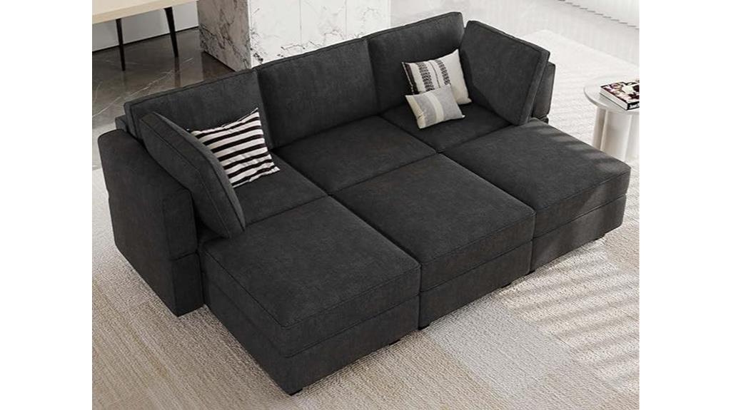 versatile and comfortable modular sofa bed