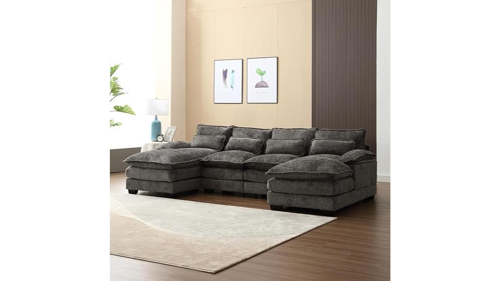 versatile and spacious sectional