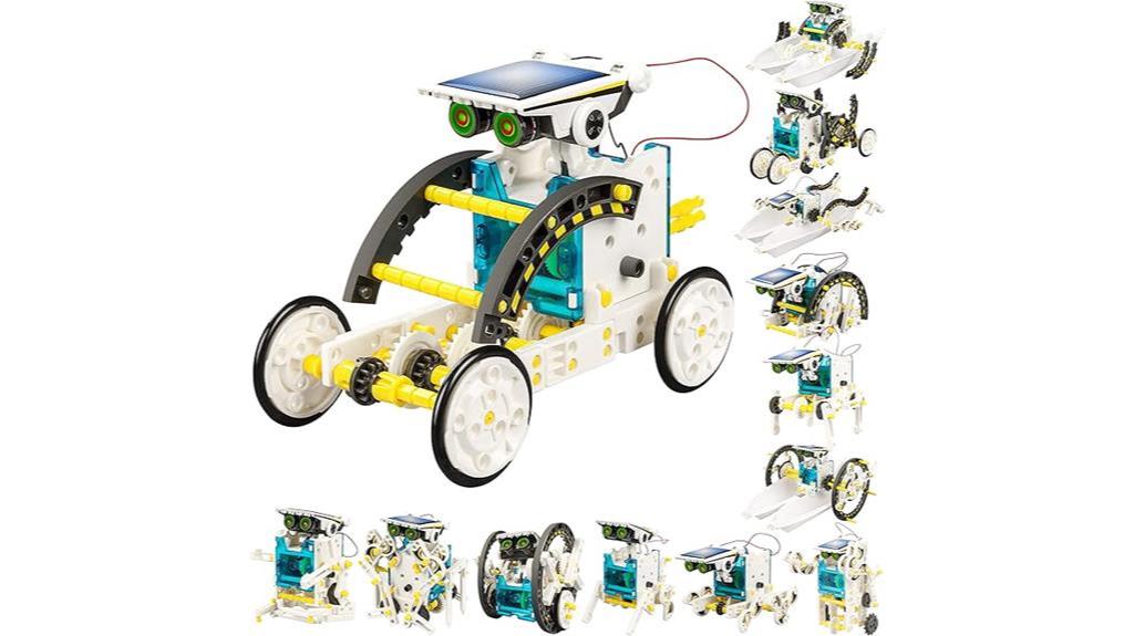 versatile solar powered robot kit