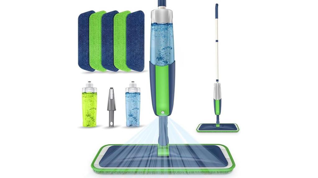 wet mops with reusable pads