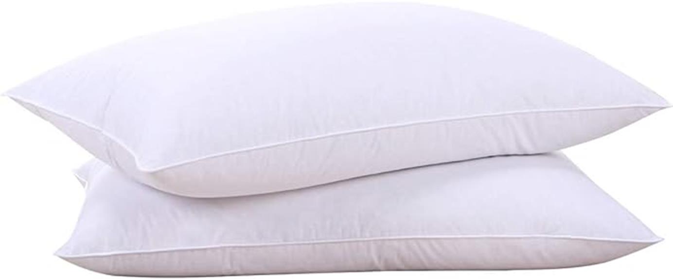 white goose pillow inserts