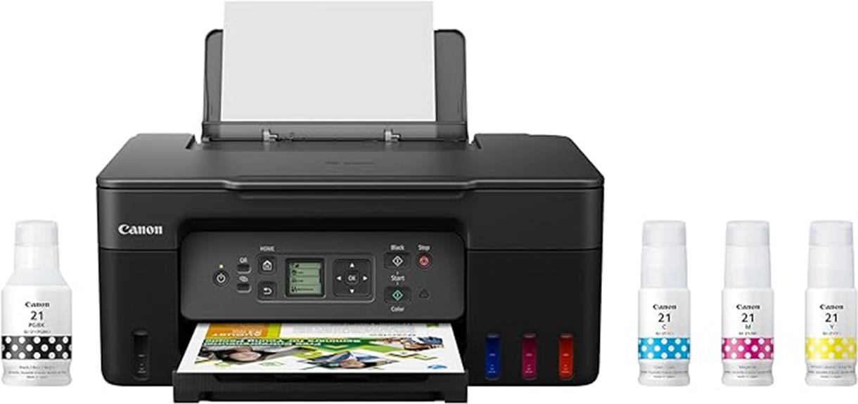 wireless inkjet printer with megatank