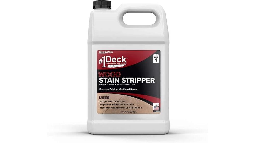 wood stain stripping solution