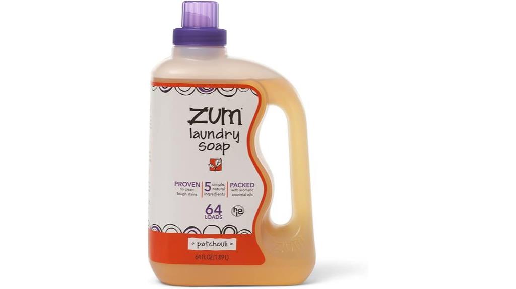 zum clean patchouli laundry soap