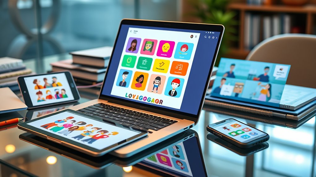 interactive immersive language learning