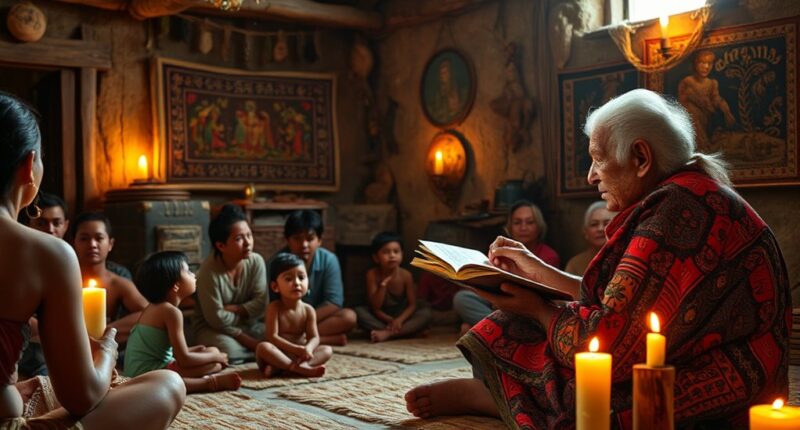 oral traditions transmit knowledge