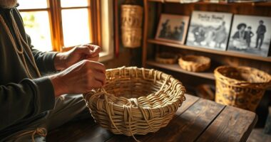reviving traditional basket weaving