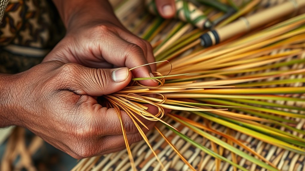 traditional pandanus weaving techniques