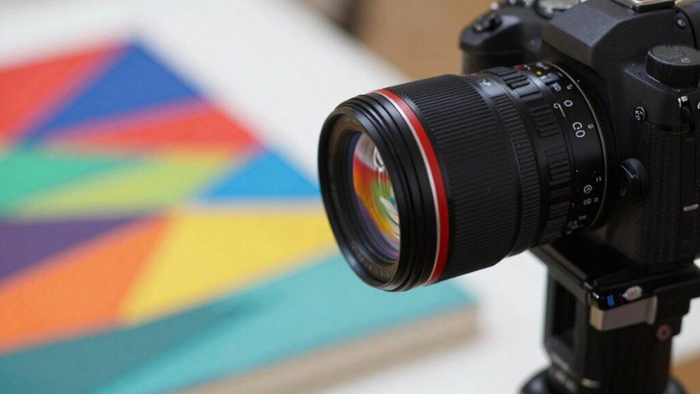 adjust camera to reduce glare