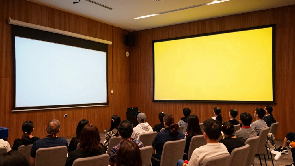 assess hall needs for display