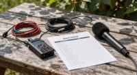 audio backup field checklist
