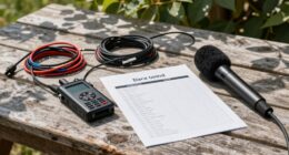 audio backup field checklist