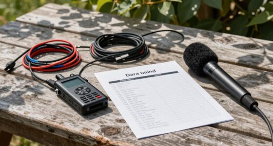 audio backup field checklist