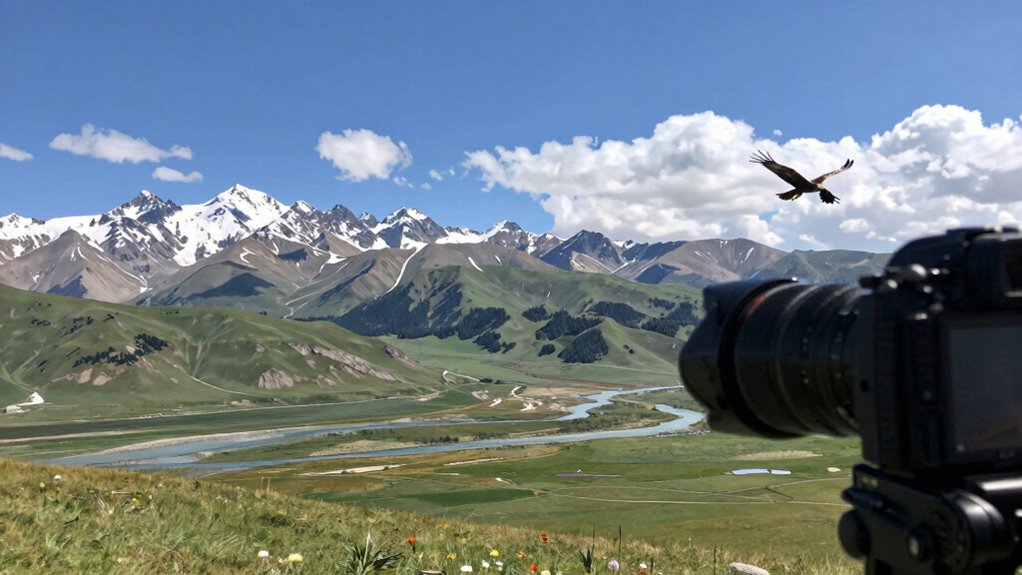 capture landscapes with wide angle