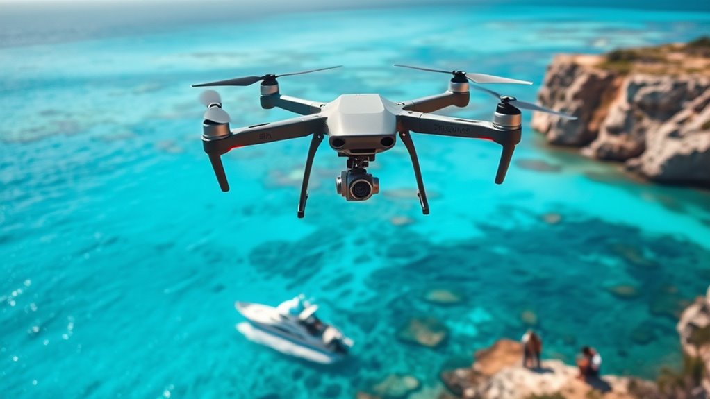 coastal sea drone features