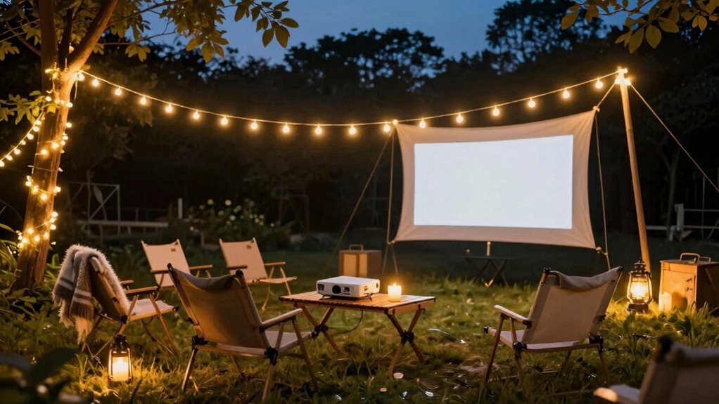 create cozy cinema ambiance