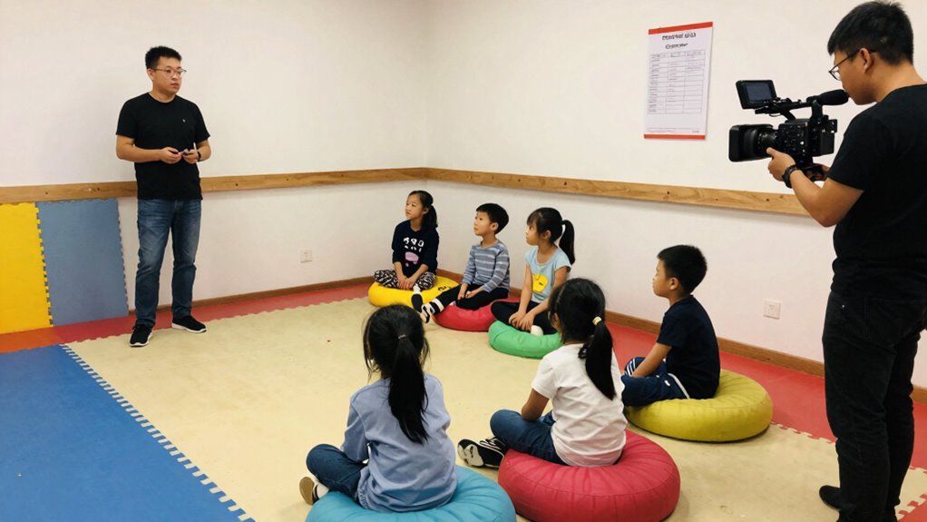 create safe kid filming environment