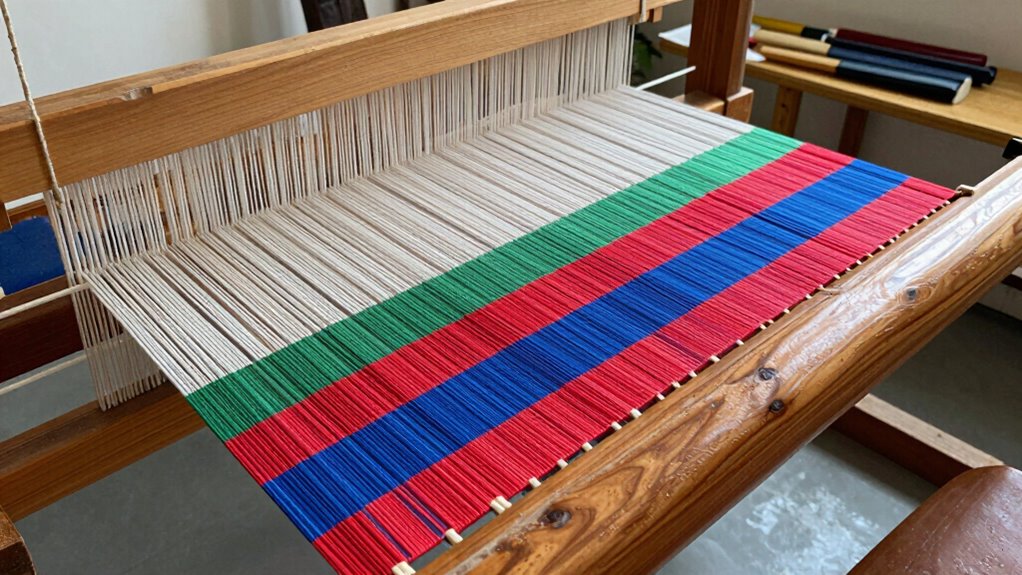 efficient tension controlled loom setup