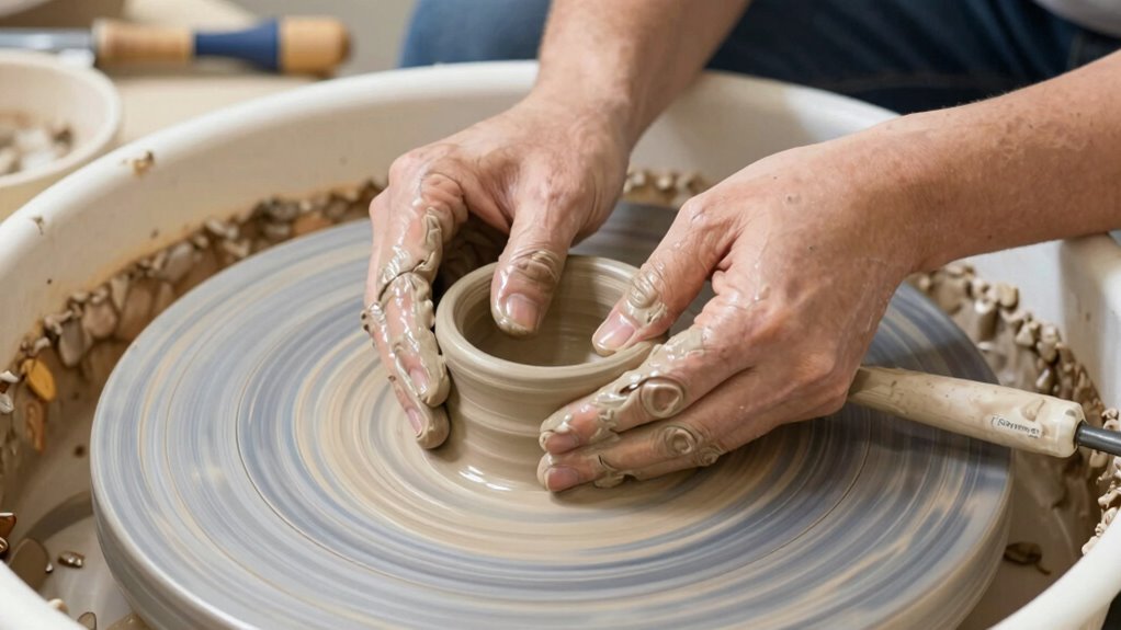 ergonomic pottery support tools