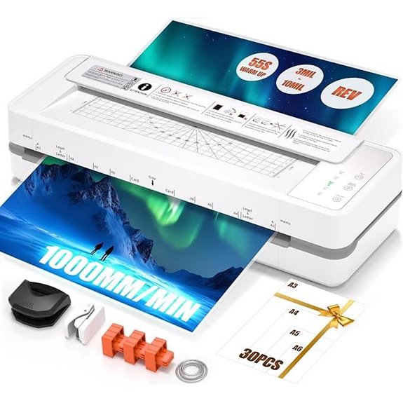 fast warm up laminator machine