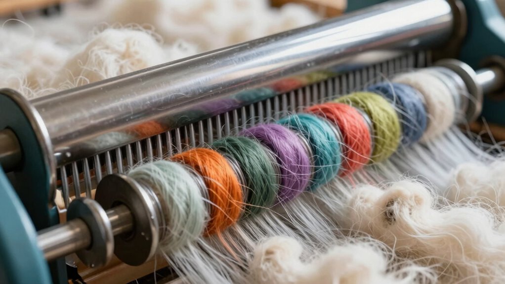 fiber blending and carding