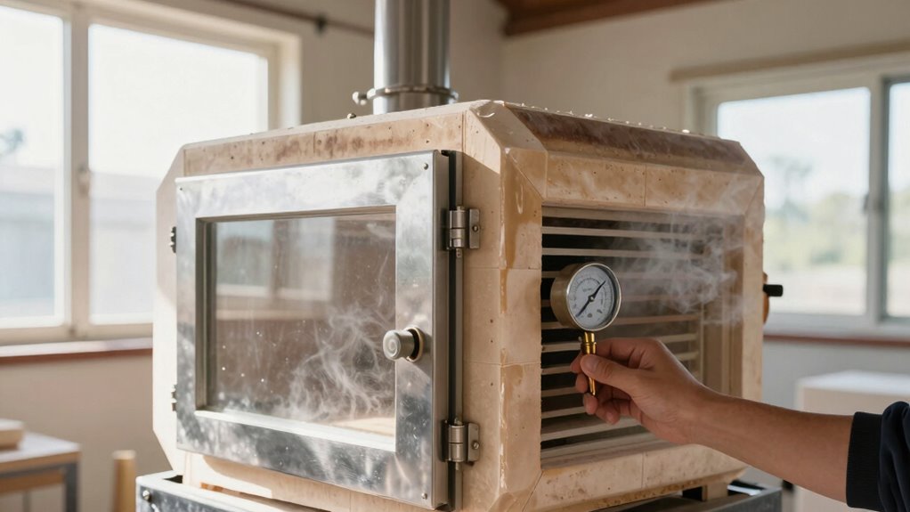 follow kiln safety protocols