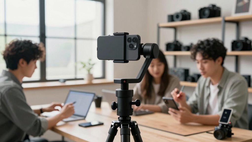 gimbal features for filming