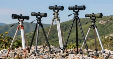 heavy duty spotting scope tripods