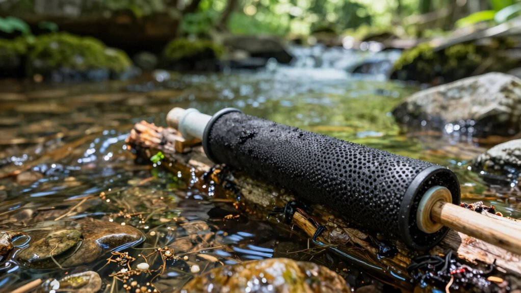 impurities adsorbed by carbon