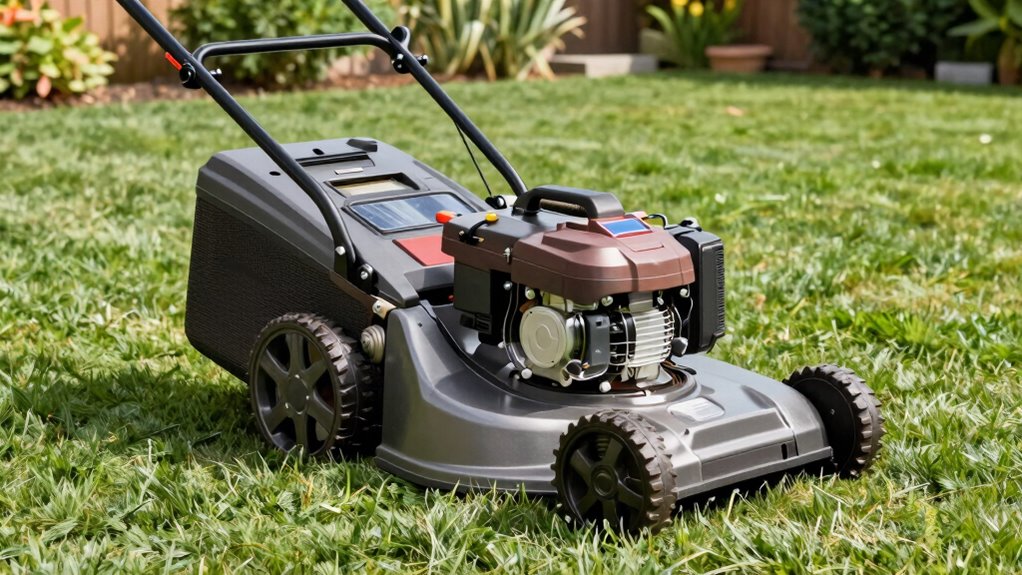 key mulching mower features
