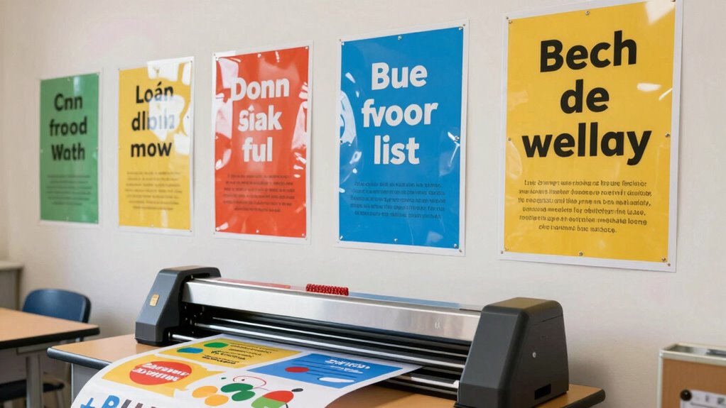 lamination protects posters longer