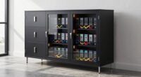 lockable media storage cabinets