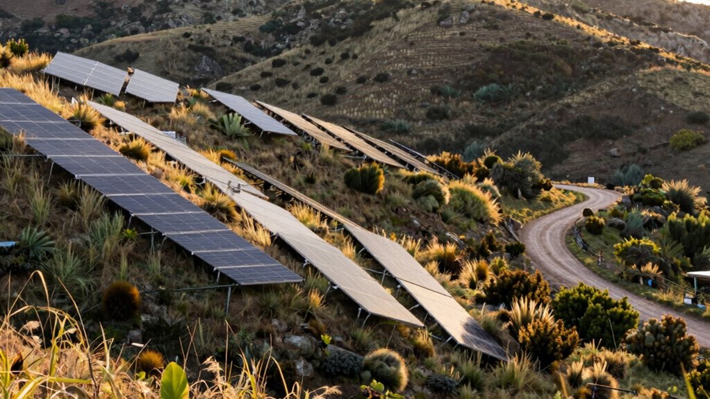 maximize sunlight with natural features