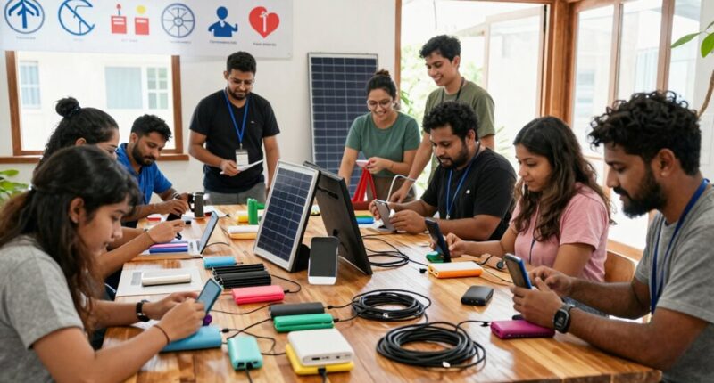 mobile workshop charging station