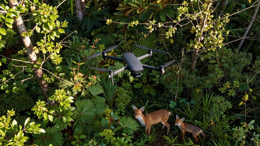 monitor wildlife and adjust