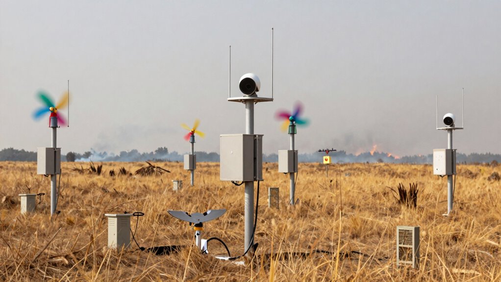 monitoring wildfire weather parameters