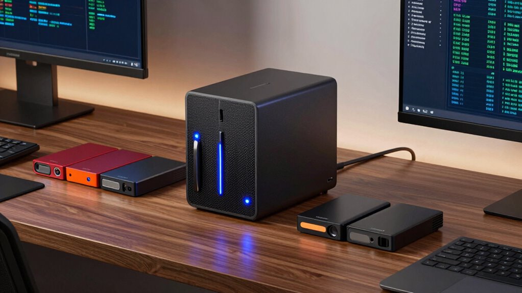 network storage versus external drives