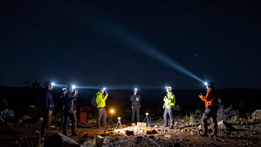 night survey safety precautions